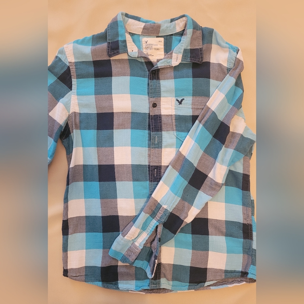 AE Flannel Button Down